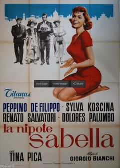 Locandina La nipote Sabella