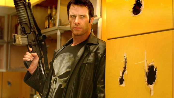 Una scena tratta dal film The Punisher