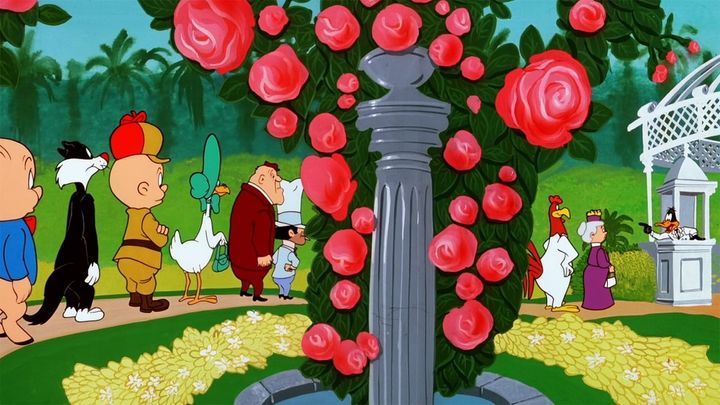 Una scena tratta dal film Daffy Duck e l'isola fantastica