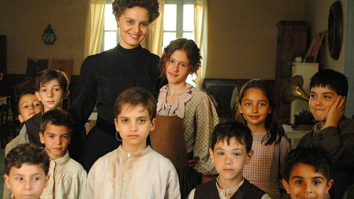 Una scena tratta dal film Maria Montessori: una vita per i bambini