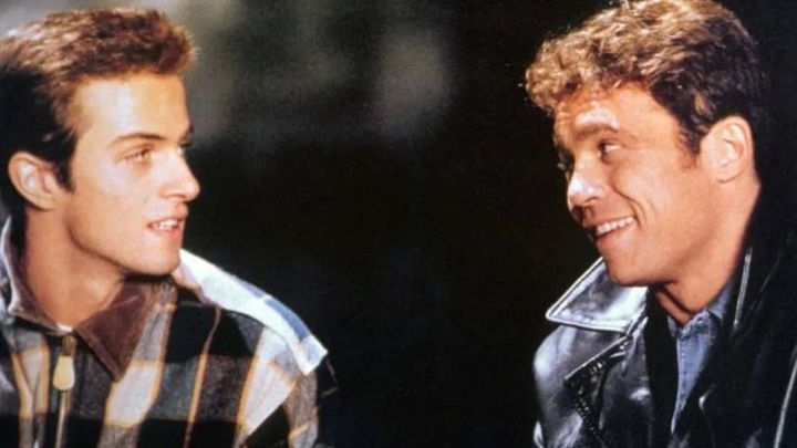 Una scena tratta dal film Poliziotti