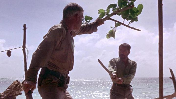 Una scena tratta dal film Duello nel Pacifico