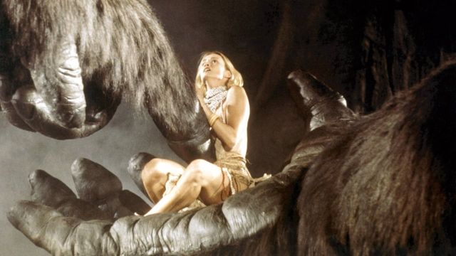 Una scena tratta dal film King Kong