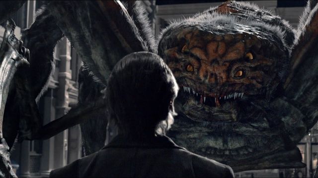 Una scena tratta dal film Spiders 3D