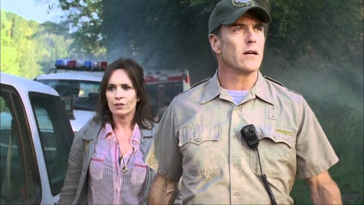 Una scena tratta dal film Super eruption