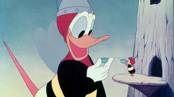 Una scena tratta dal film Ape di guardia