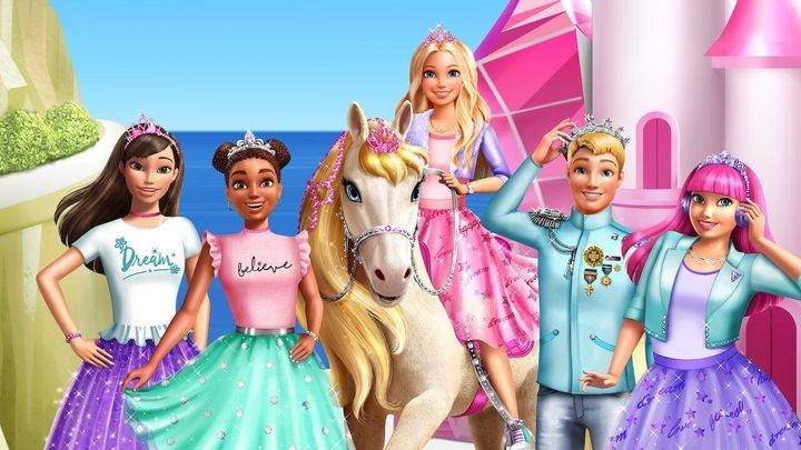 Una scena tratta dal film Barbie - Avventure da principessa