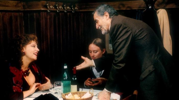 Una scena tratta dal film La cena
