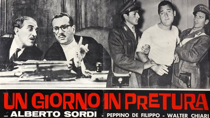 Una scena tratta dal film Un giorno in pretura