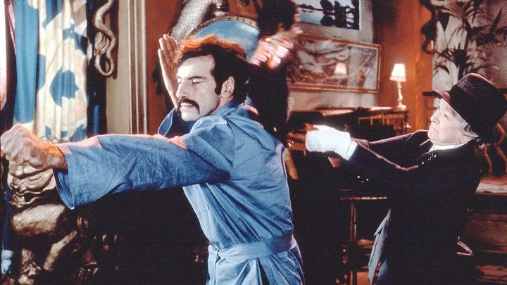 Una scena tratta dal film Il mistero del dinosauro scomparso