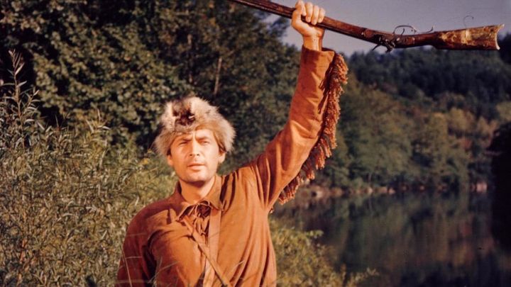 Una scena tratta dal film Le avventure di Davy Crockett