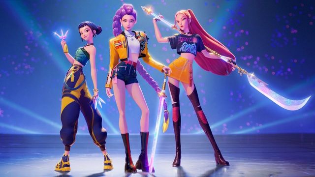 Una scena tratta dal film KPop Demon Hunters