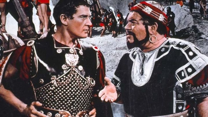 Una scena tratta dal film Nel segno di Roma