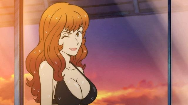 Una scena tratta dal film Lupin III: La lampada di Aladino