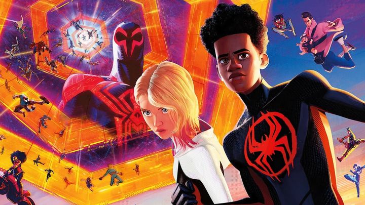 Una scena tratta dal film Spider-Man: Across the Spider-Verse