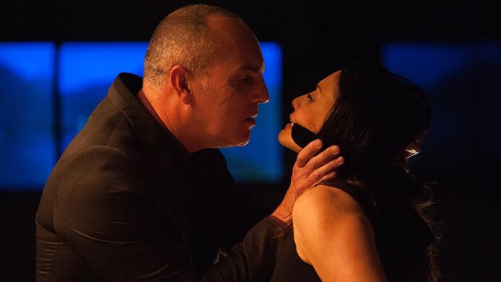 Una scena tratta dal film Shark Killer