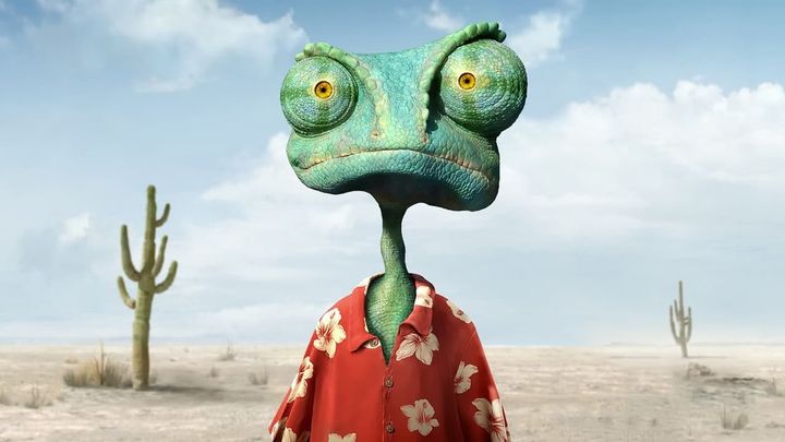 Una scena tratta dal film Rango