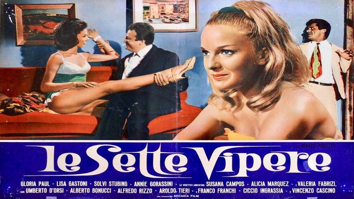 Una scena tratta dal film Le sette vipere (Il marito latino)