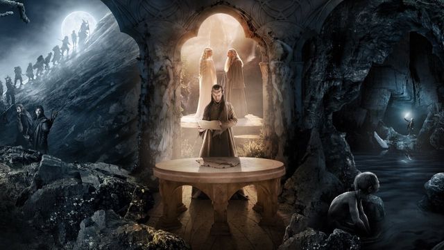 Una scena tratta dal film Lo Hobbit - Un viaggio inaspettato
