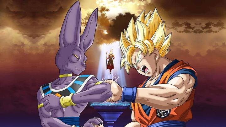 Una scena tratta dal film Dragon Ball Z - La battaglia degli Dei