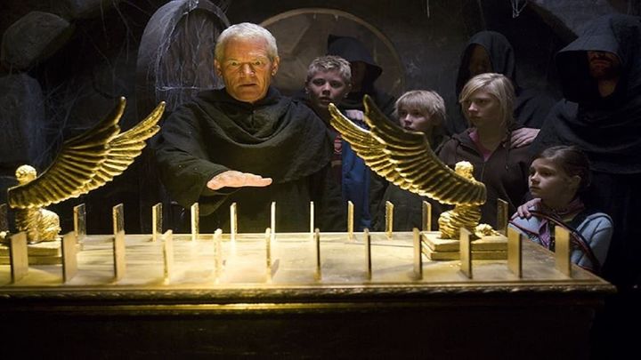 Una scena tratta dal film Il tesoro dei templari