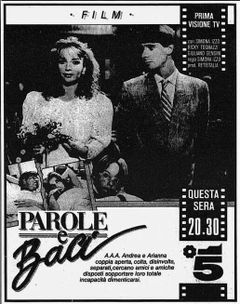 Locandina Parole e baci