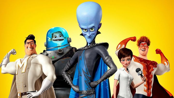 Una scena tratta dal film Megamind