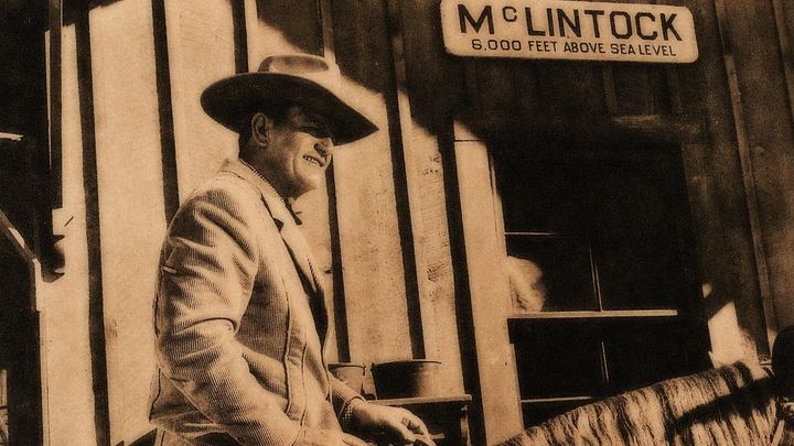 Una scena tratta dal film McLintock!