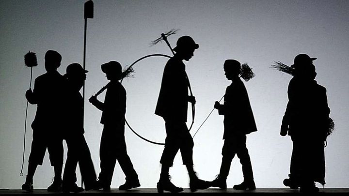 Una scena tratta dal film I fratelli neri