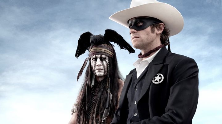 Una scena tratta dal film The Lone Ranger