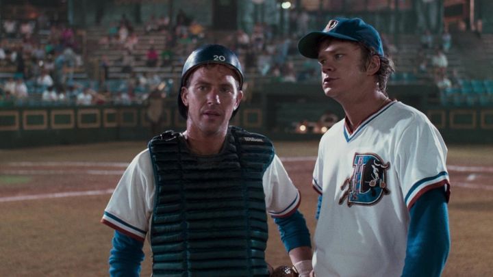 Una scena tratta dal film Bull Durham - Un gioco a tre mani
