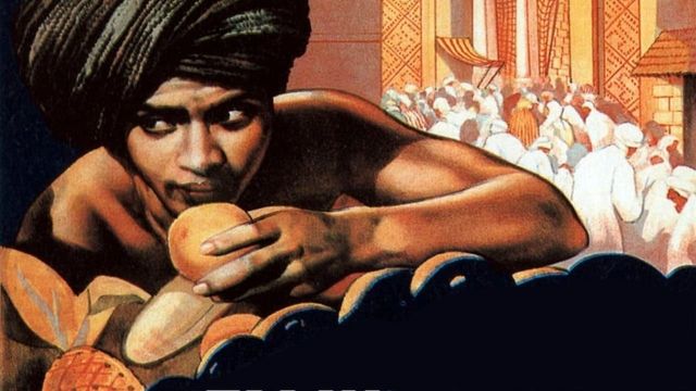 Una scena tratta dal film Il ladro di Bagdad