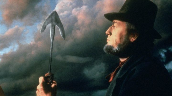 Una scena tratta dal film Moby Dick - La balena bianca