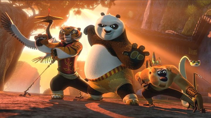 Una scena tratta dal film Kung Fu Panda 2