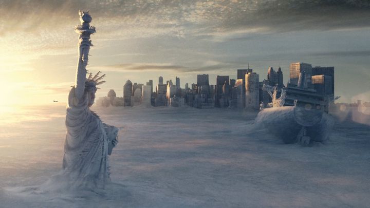 Una scena tratta dal film The Day After Tomorrow - L'alba del giorno dopo