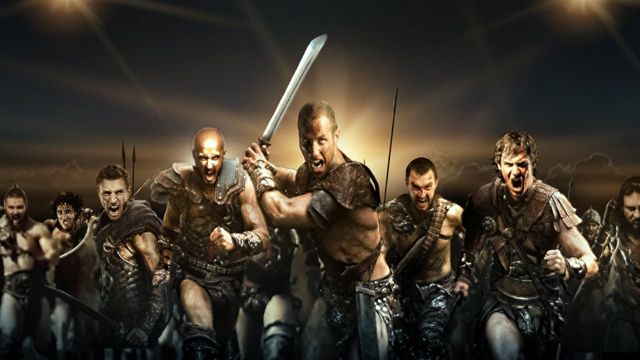 Una scena tratta dal film Davide e Golia