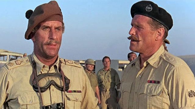 Una scena tratta dal film Tobruk