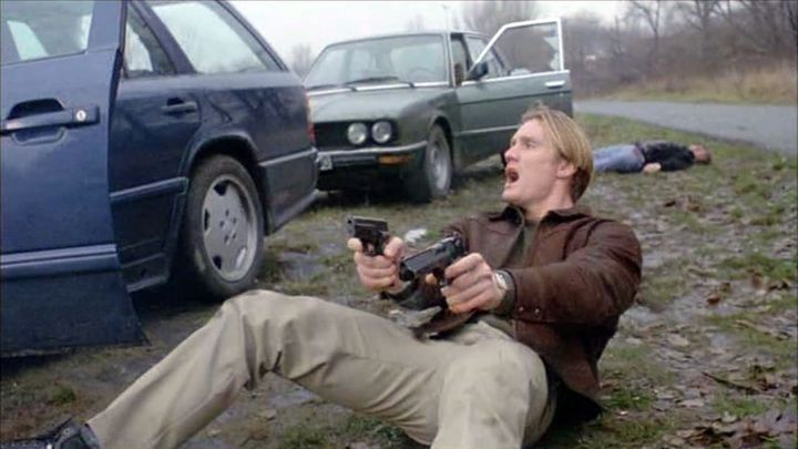 Una scena tratta dal film Shooter - Attentato a Praga