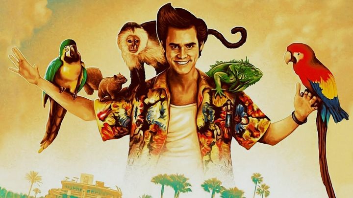 Una scena tratta dal film Ace Ventura - L'acchiappanimali