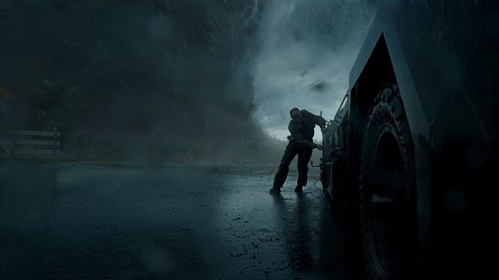 Una scena tratta dal film Into the Storm