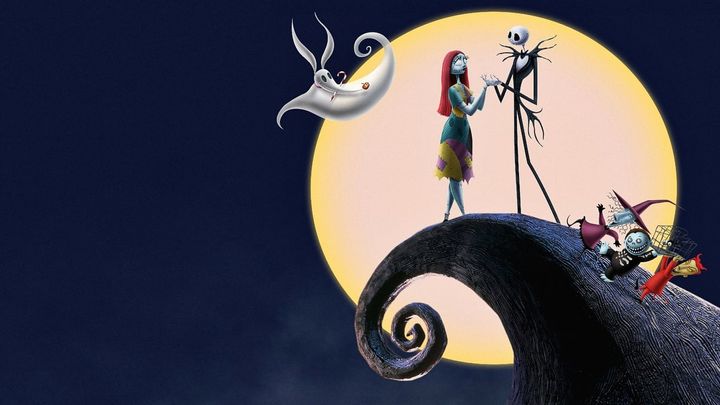 Una scena tratta dal film Nightmare Before Christmas