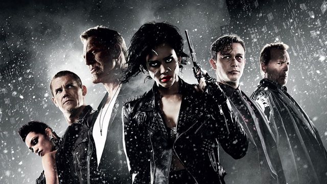 Una scena tratta dal film Sin City - Una donna per cui uccidere