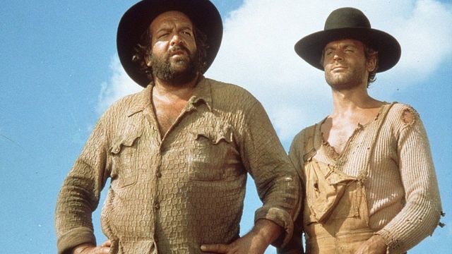 Una scena tratta dal film Lo chiamavano Trinità...