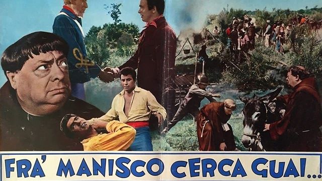Una scena tratta dal film Fra' Manisco cerca guai