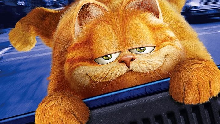 Una scena tratta dal film Garfield: Il film