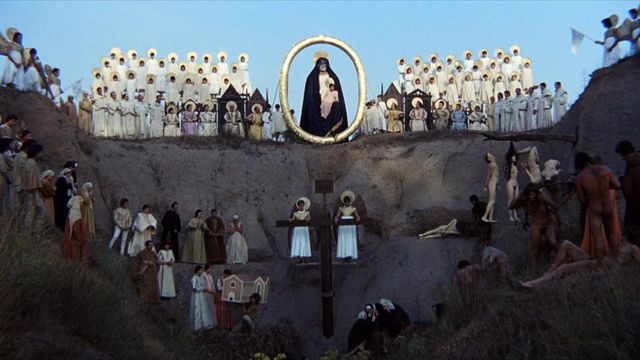 Una scena tratta dal film Il Decameron