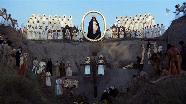 Una scena tratta dal film Il Decameron