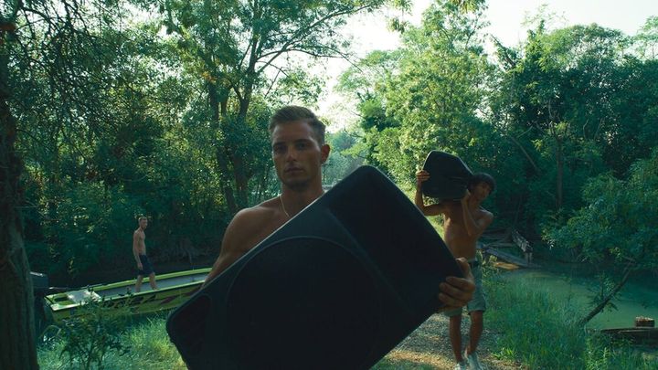 Una scena tratta dal film Atlantide