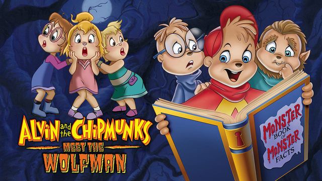Una scena tratta dal film Alvin e i Chipmunks incontrano l'Uomo Lupo