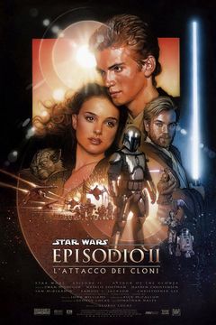 Locandina Star Wars: Episodio II - L'attacco dei cloni